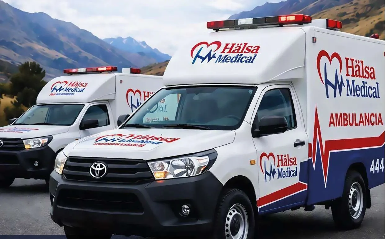 Flota de ambulancias 4x4 Hälsa Medical